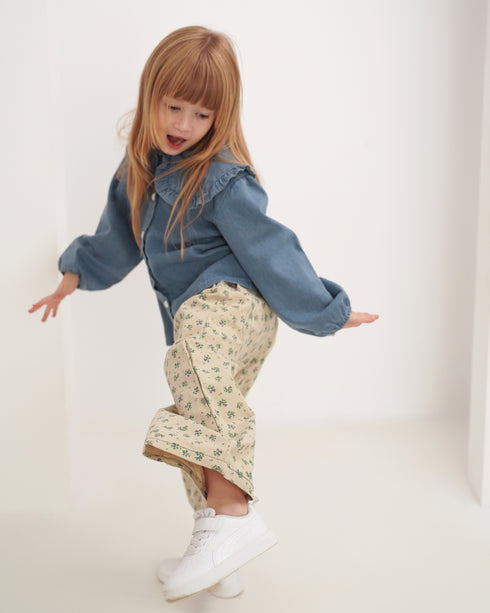 Camasa din denim cu guler oversize
